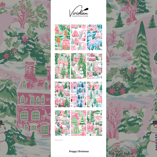 Preppy Christmas - Waterslide Decals