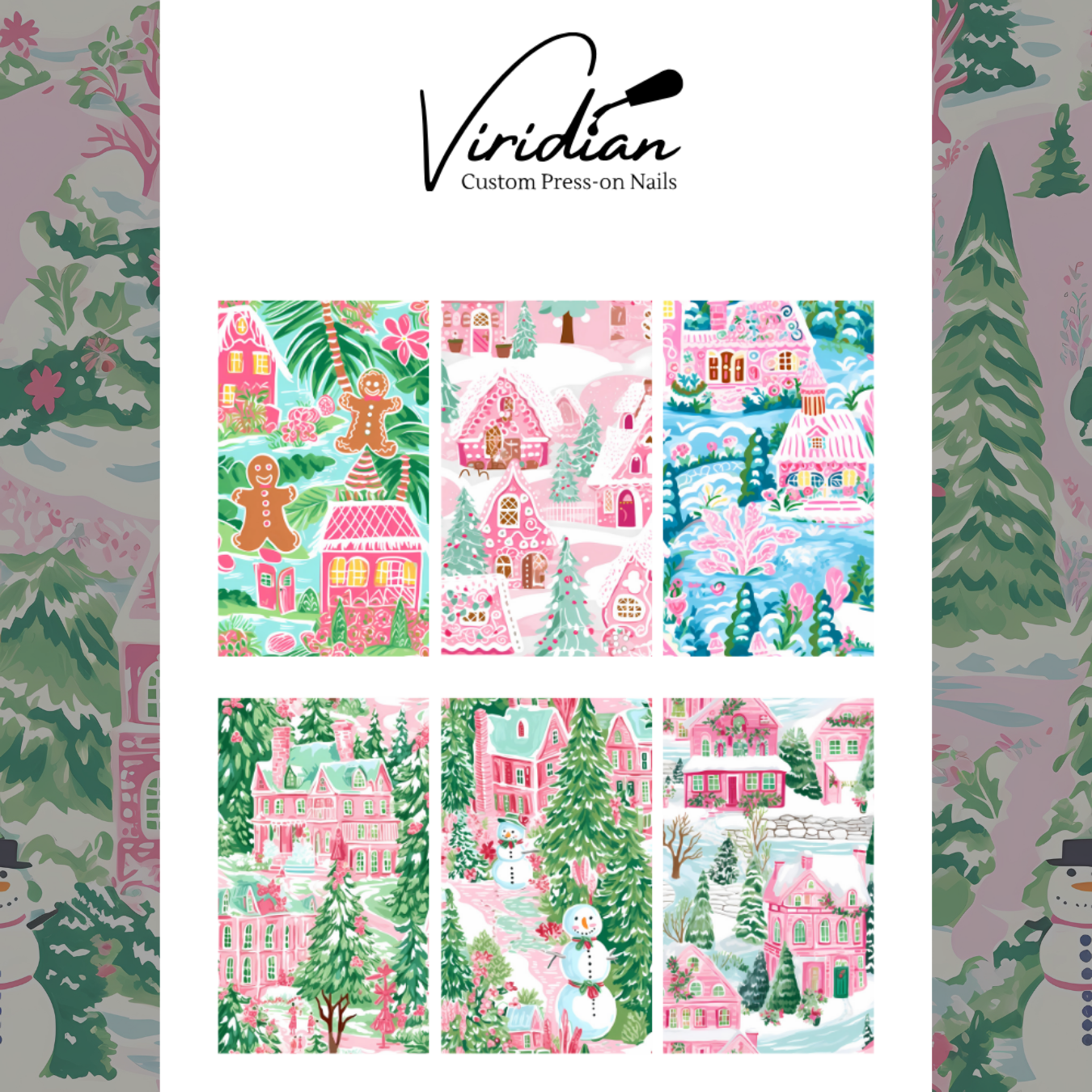 Preppy Christmas - Waterslide Decals