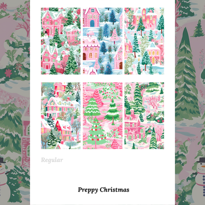 Preppy Christmas - Waterslide Decals