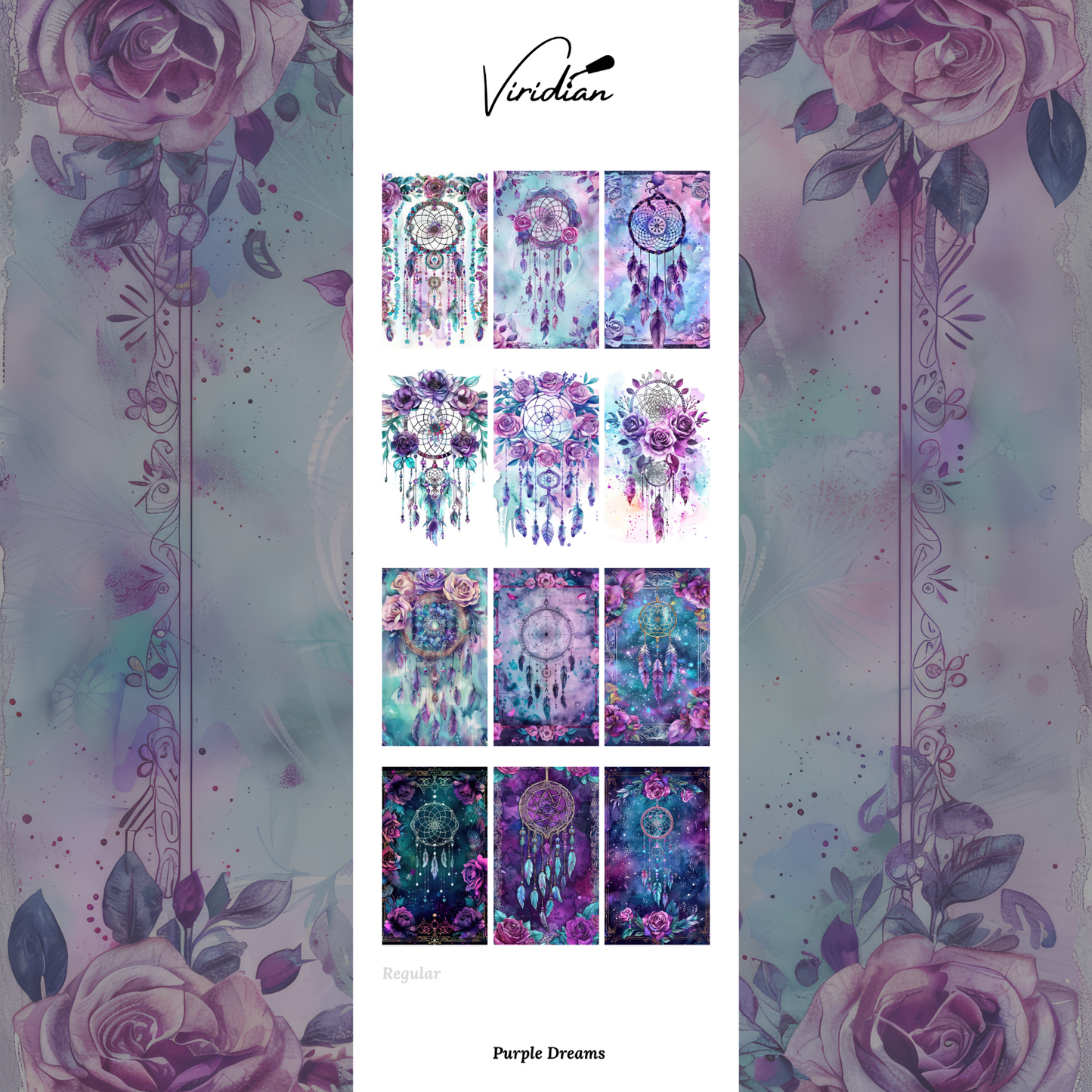 Purple Dreams - Waterslide Decals