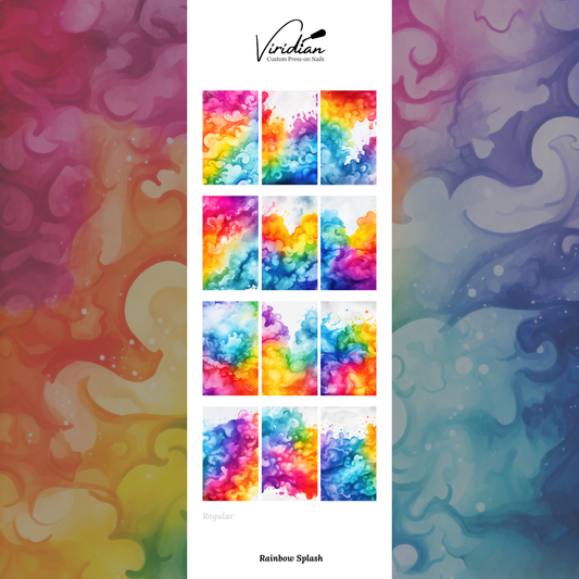Rainbow Splash - Waterslide Decals