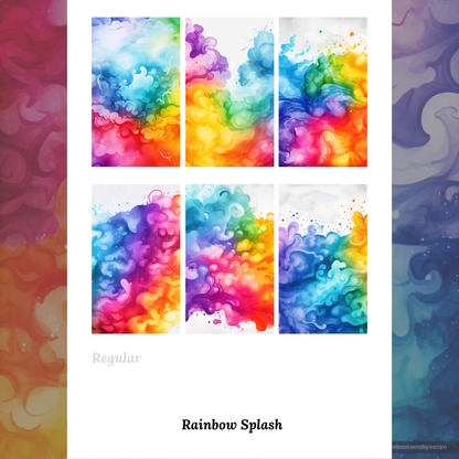 Rainbow Splash - Waterslide Decals