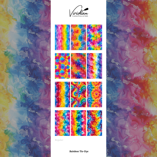 Rainbow Tie-Dye - Waterslide Decals
