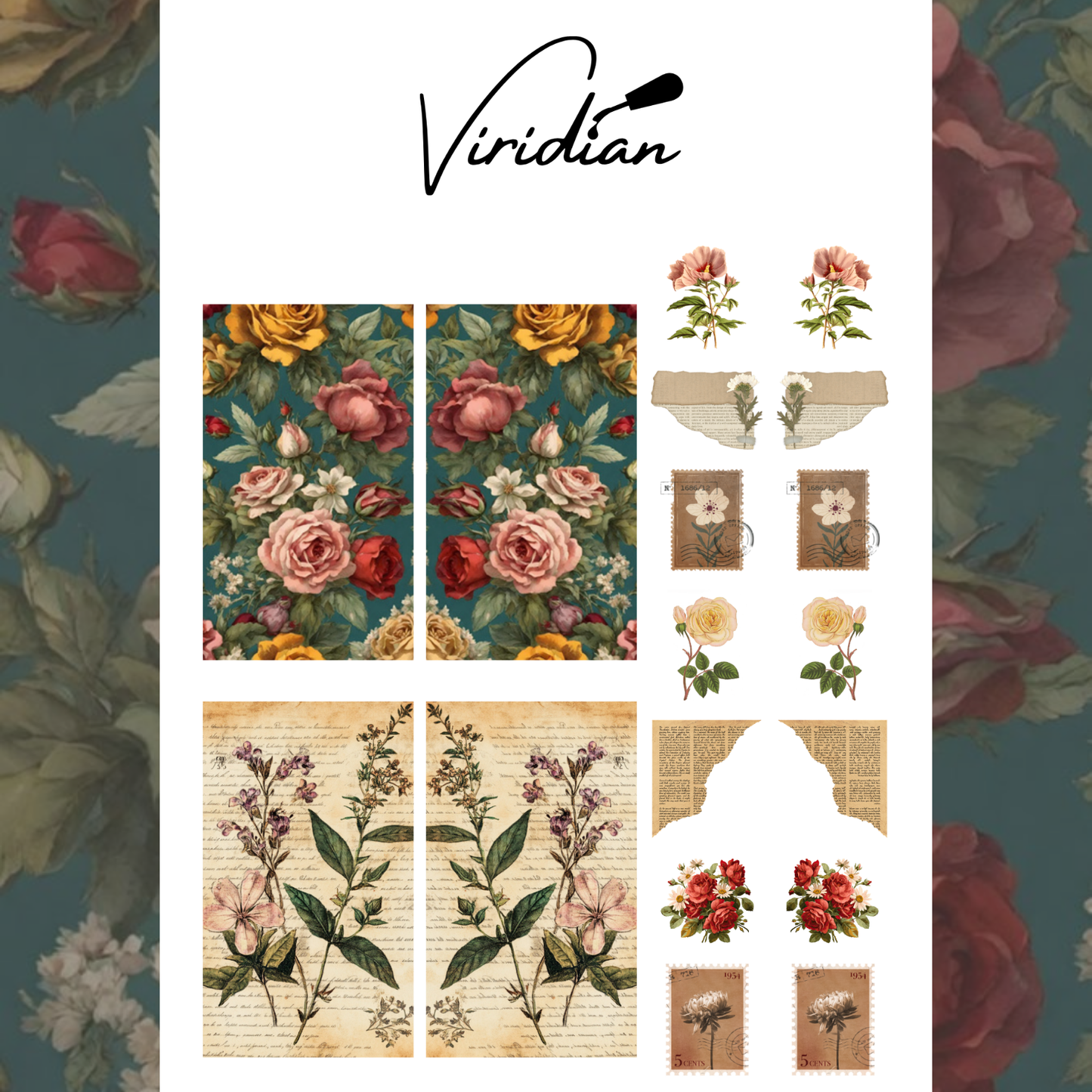 Relics & Roses - Waterslide Decals