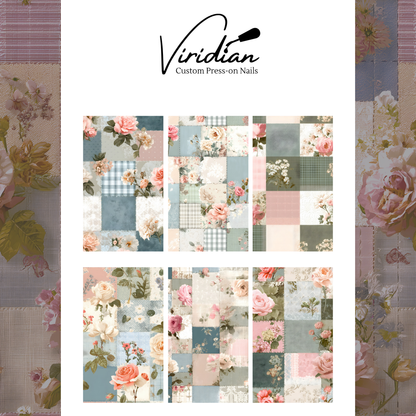 Romantic Patchwork - Waterslide Decals