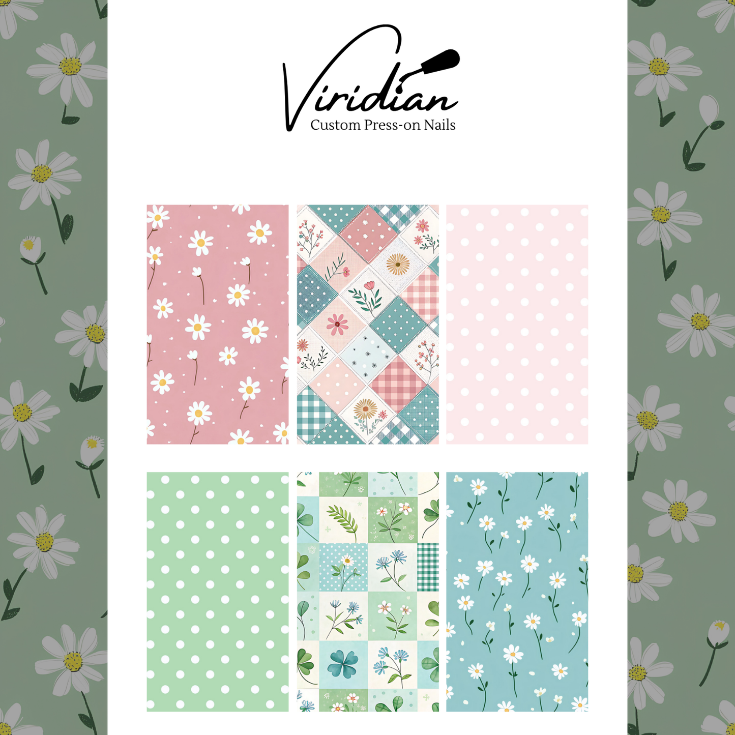 Spring Garden Patchwork - Waterslide Decals
