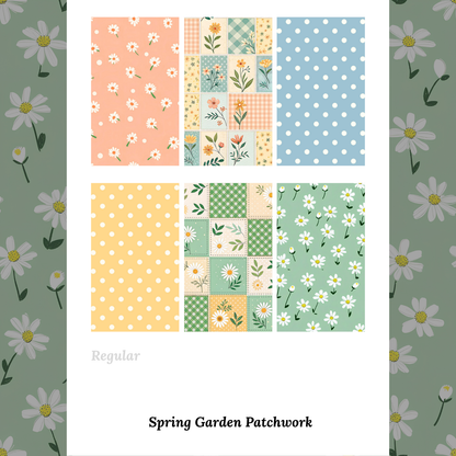 Spring Garden Patchwork - Waterslide Decals