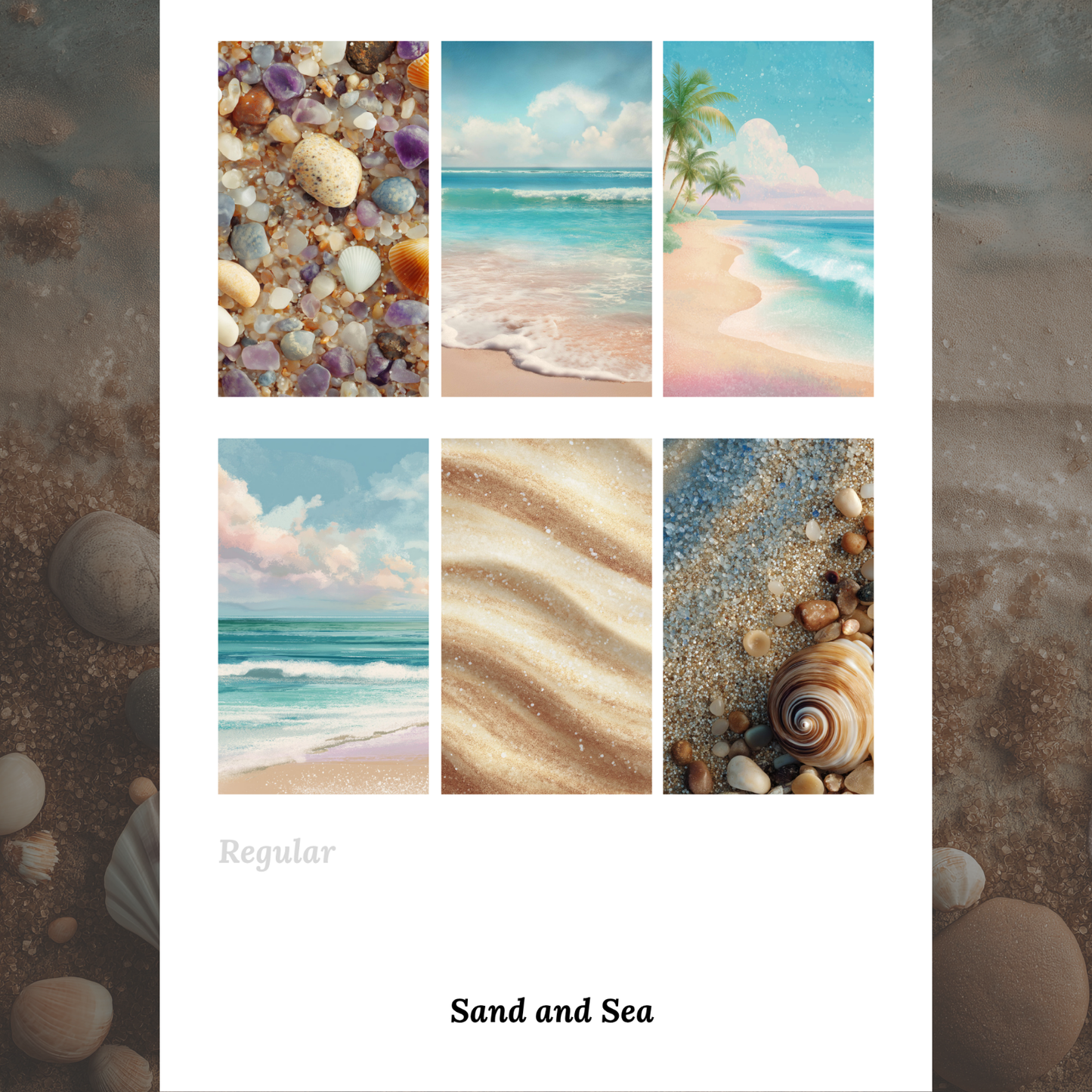 Sand and Sea - Waterslide Decals