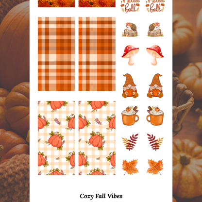 Cozy Fall Vibes - Waterslide Decals