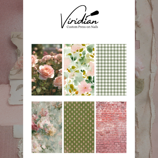 Strawberry Matcha Cottagecore - Waterslide Decals