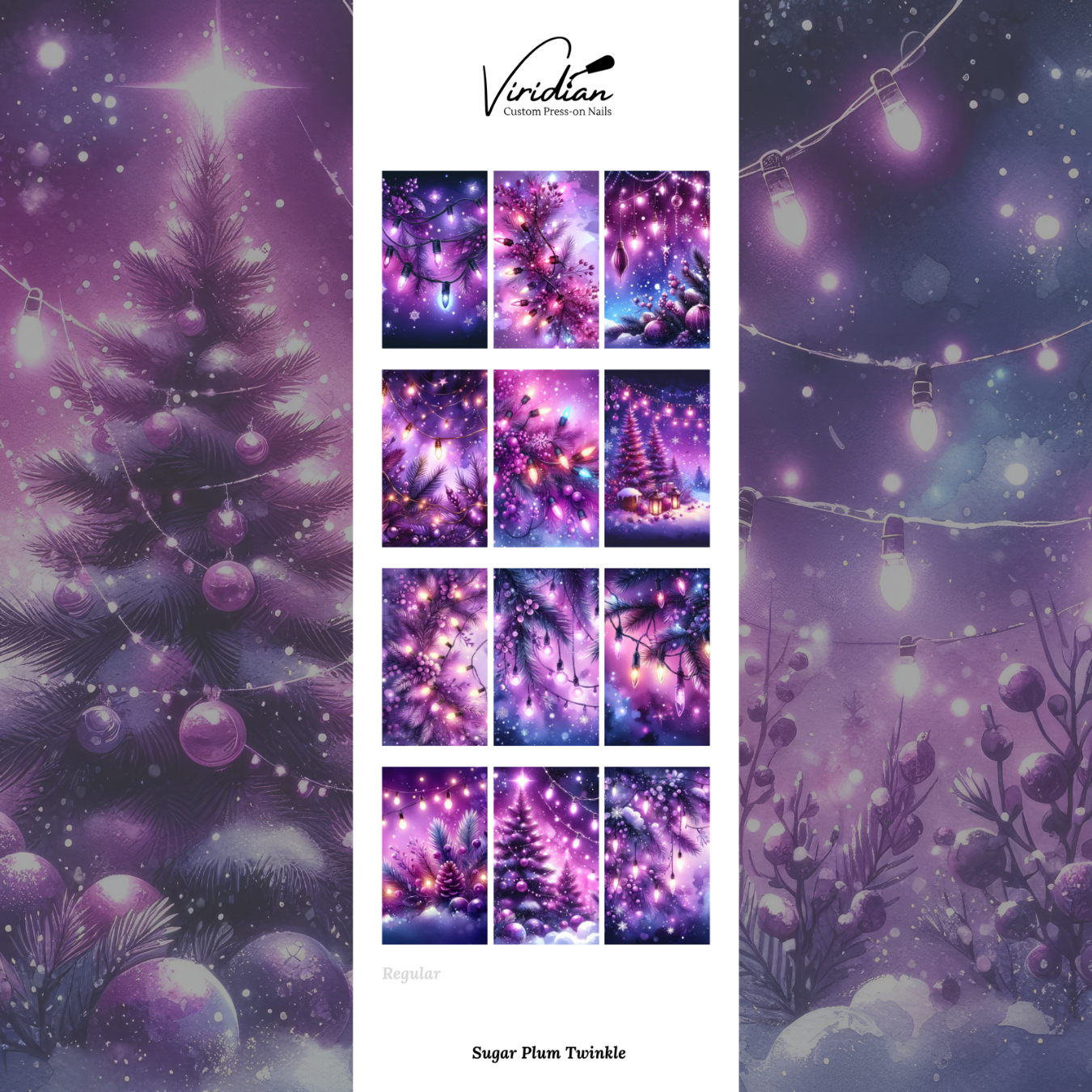Sugar Plum Twinkle - Waterslide Decals