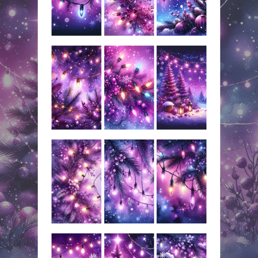 Sugar Plum Twinkle - Waterslide Decals