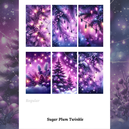Sugar Plum Twinkle - Waterslide Decals