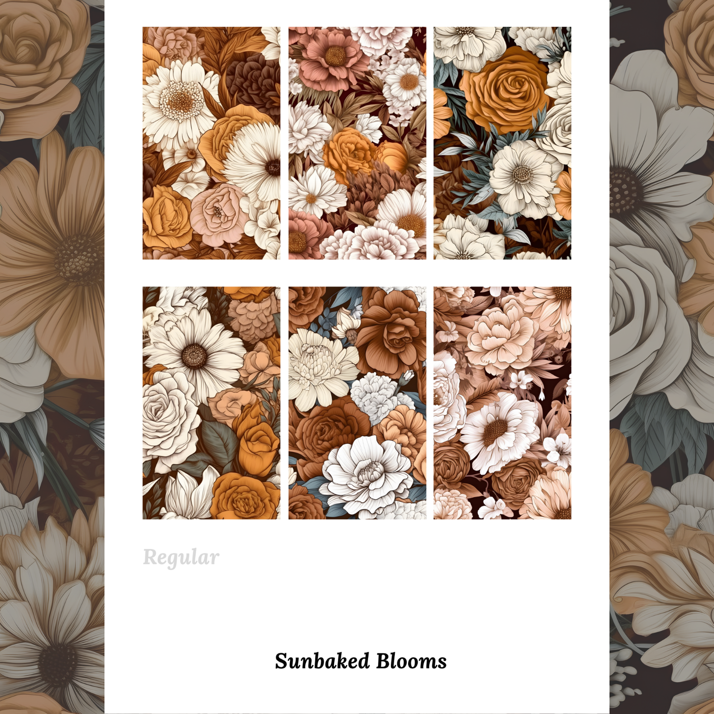 Sunbaked Bloooms - Waterslide Decals