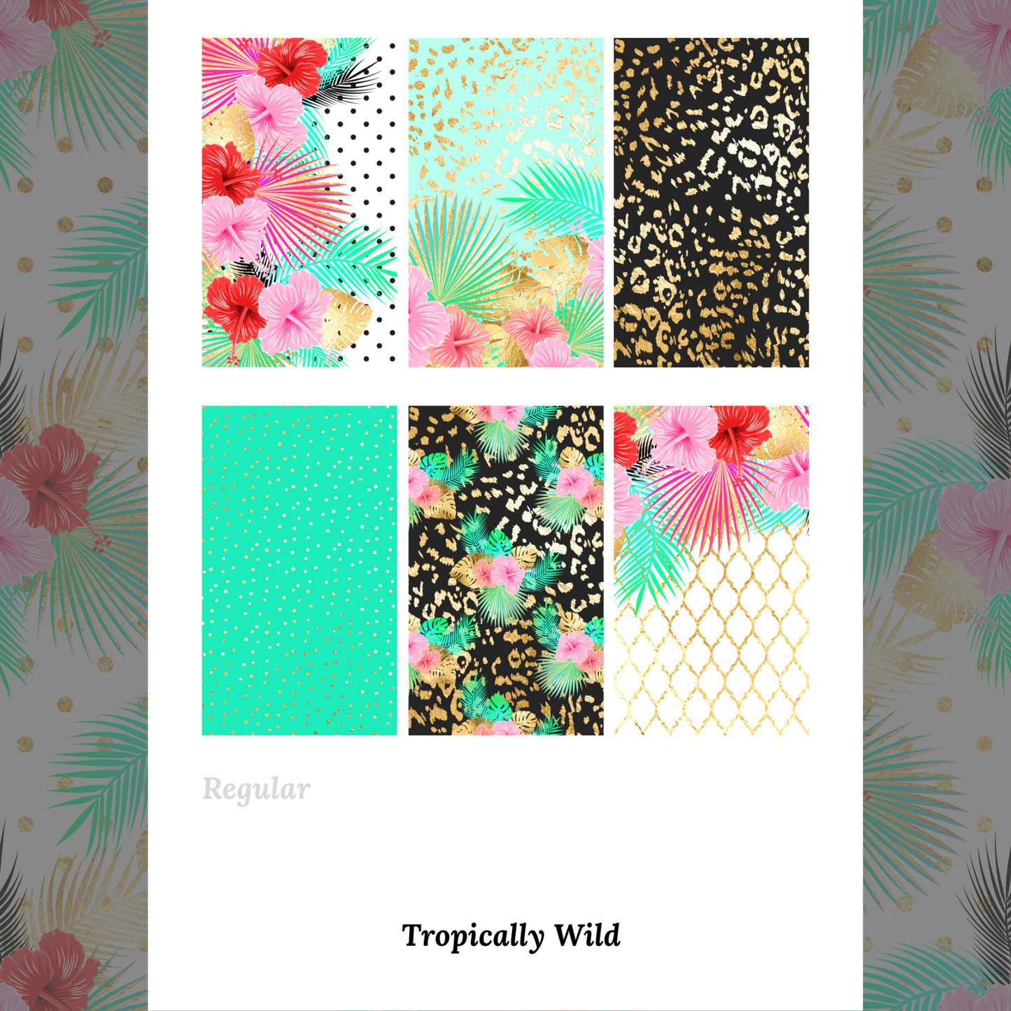 Tropically Wild - Waterslide Decals