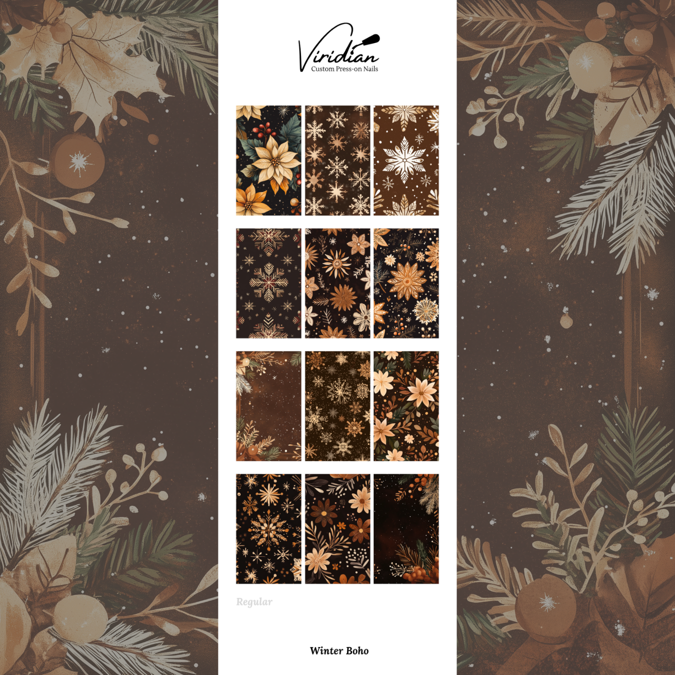 Winter Boho - Waterslide Decals