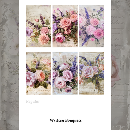 Written Bouquets - Waterslide Decals