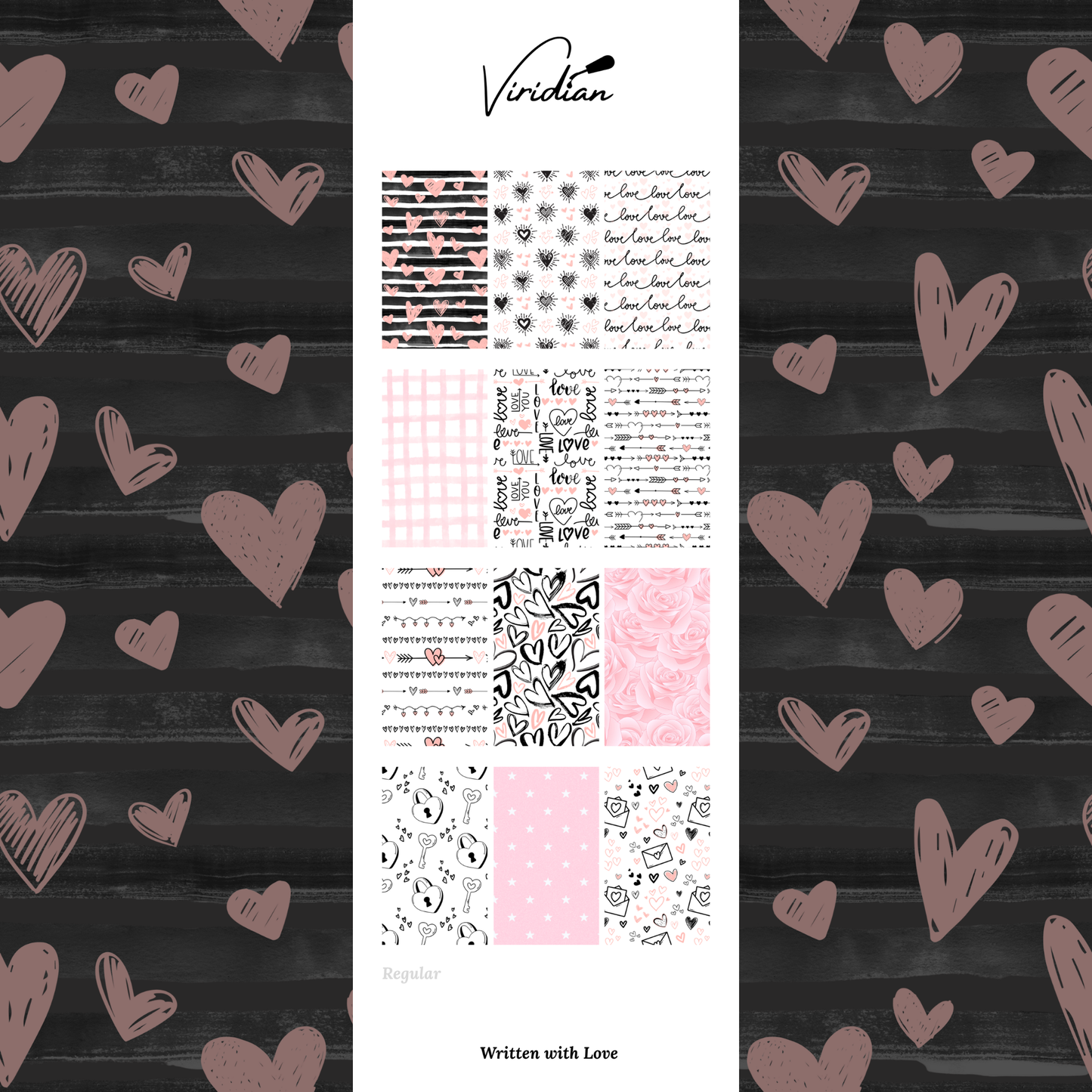 Written with Love - Waterslide Decals