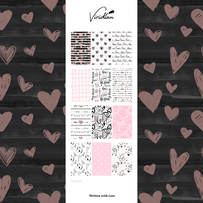 Written with Love - Waterslide Decals