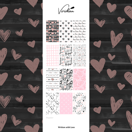 Written with Love - Waterslide Decals