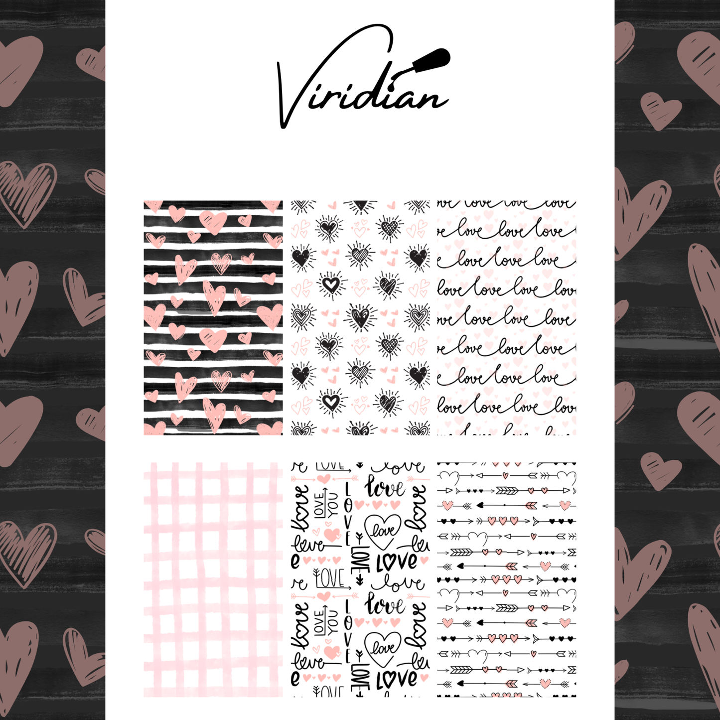 Written with Love - Waterslide Decals