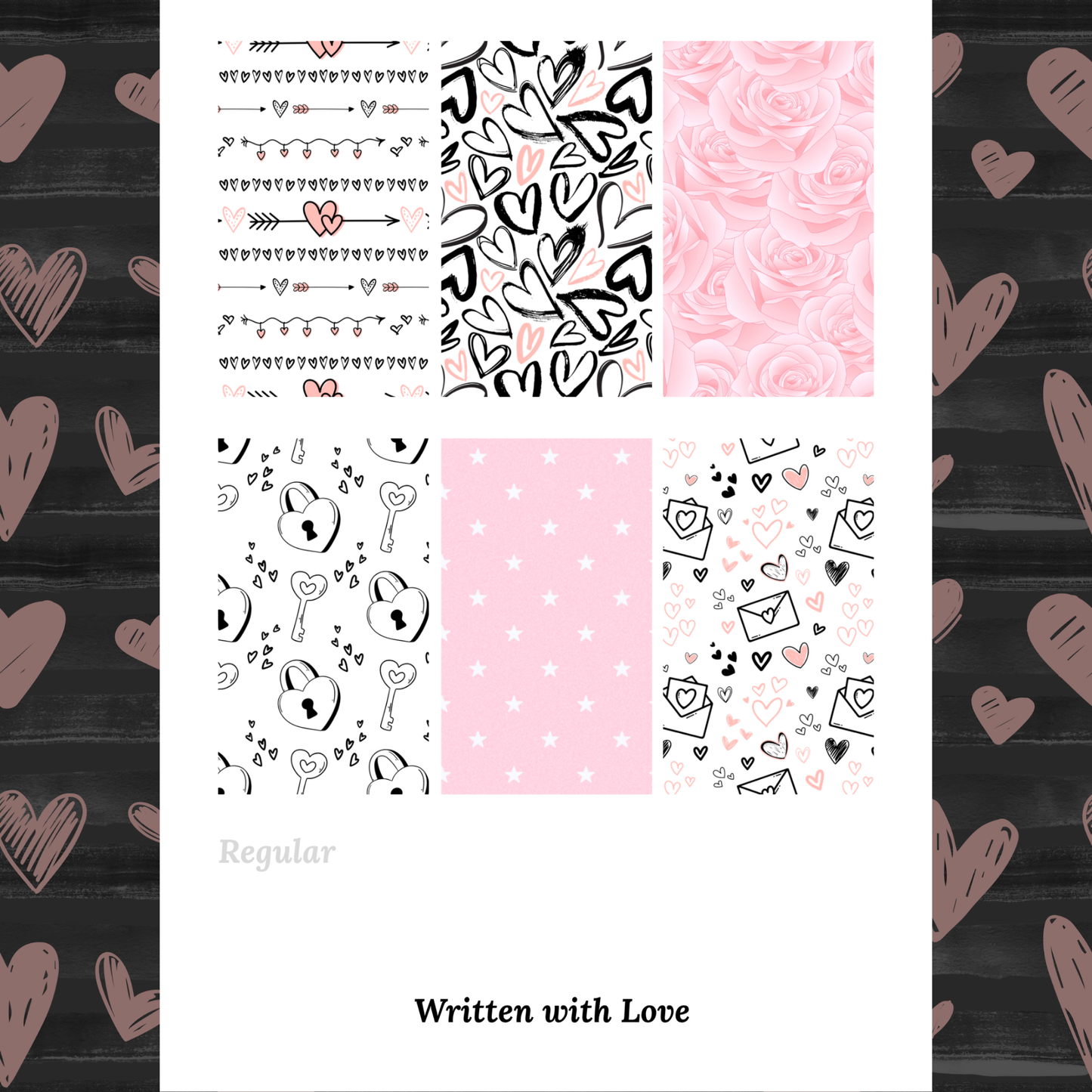 Written with Love - Waterslide Decals
