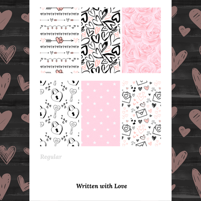 Written with Love - Waterslide Decals